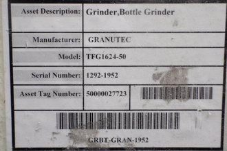 Granutec TFG1624-50 Granulators | The Pelletizer Group (4)